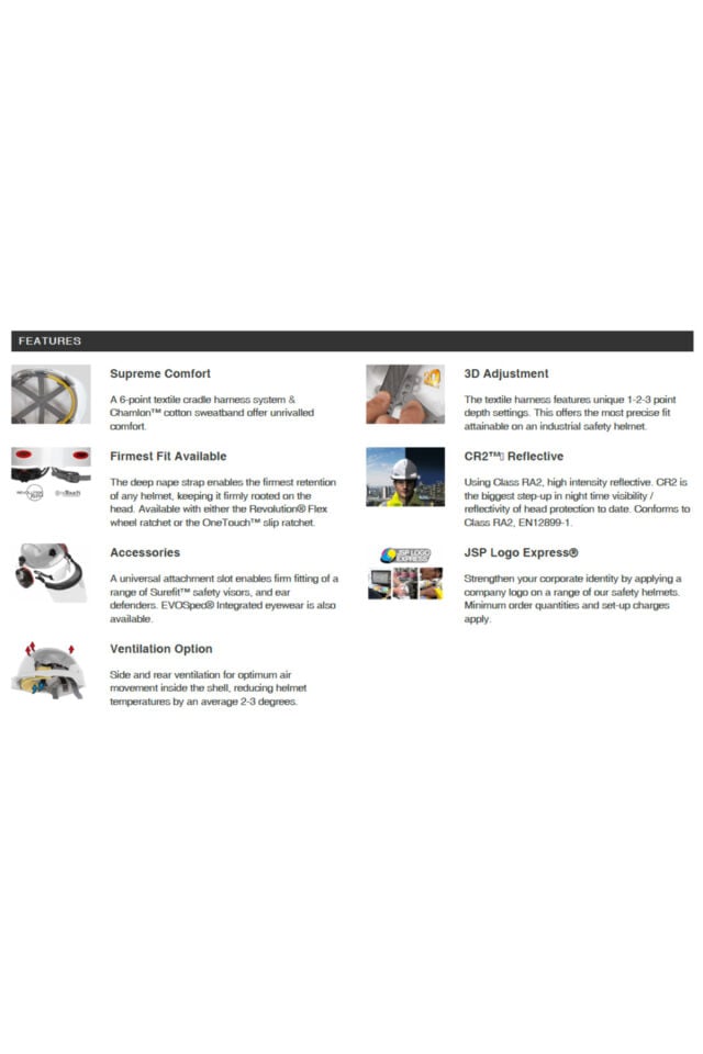 EVOLite® ✅ EN 397 Gri Endüstriyel 1.Sınıf Tekerlek Ayarlı İş Güvenlik Bareti 