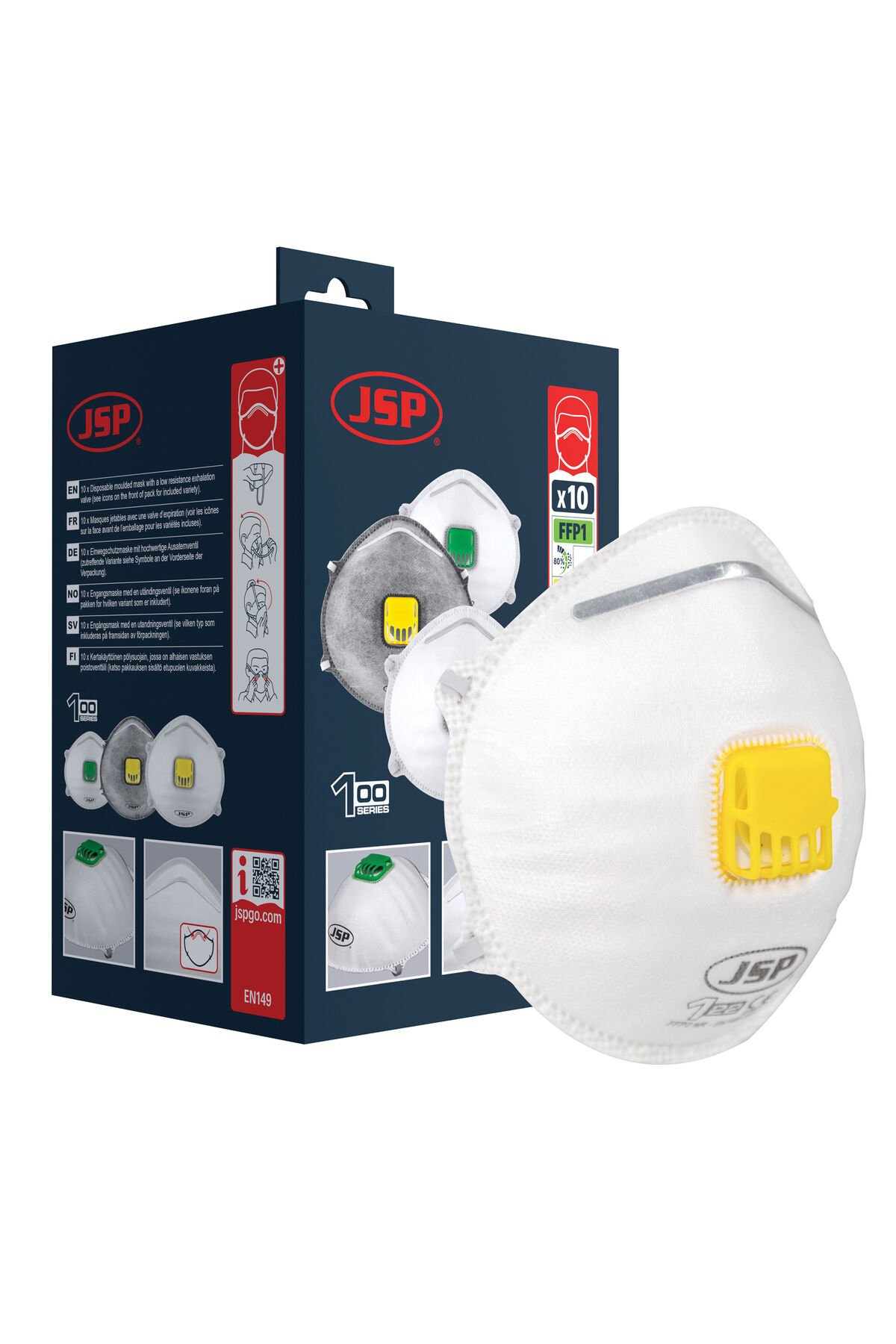 10ADET-122 FFP2 V MASKE
