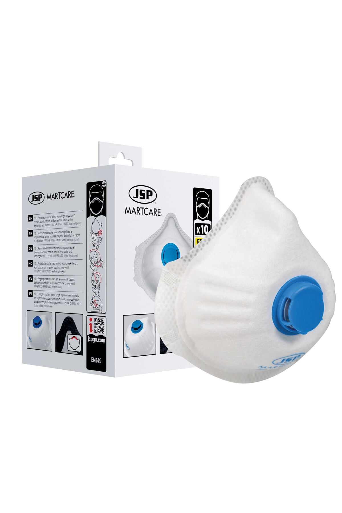 10ADET-MARTCARE M22 FFP2 V MASKE